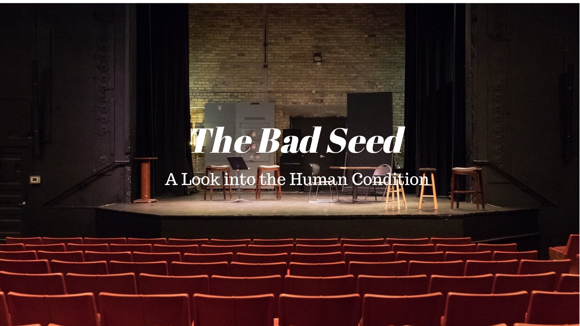 the bad seed speech therapy